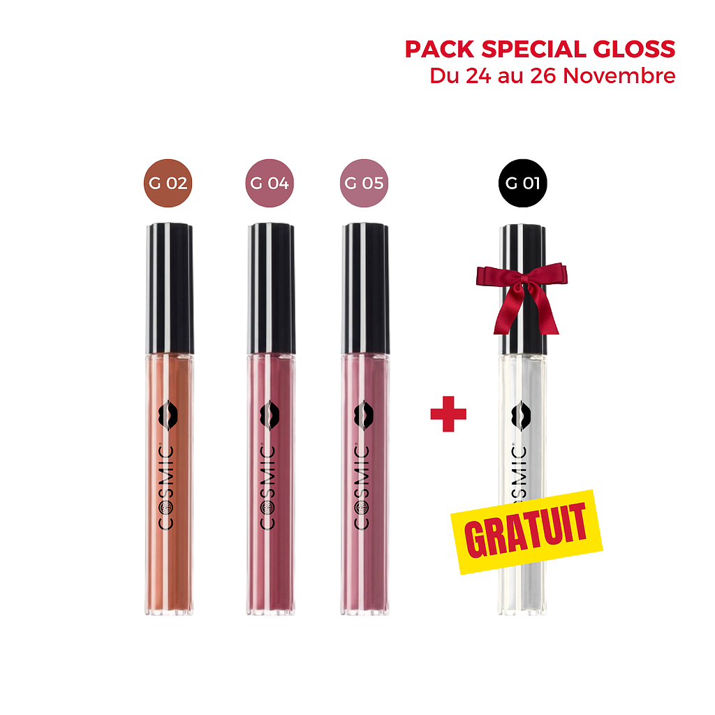 Pack Special Gloss (GO2 + G04 + G05 + G01 GRATUIT)