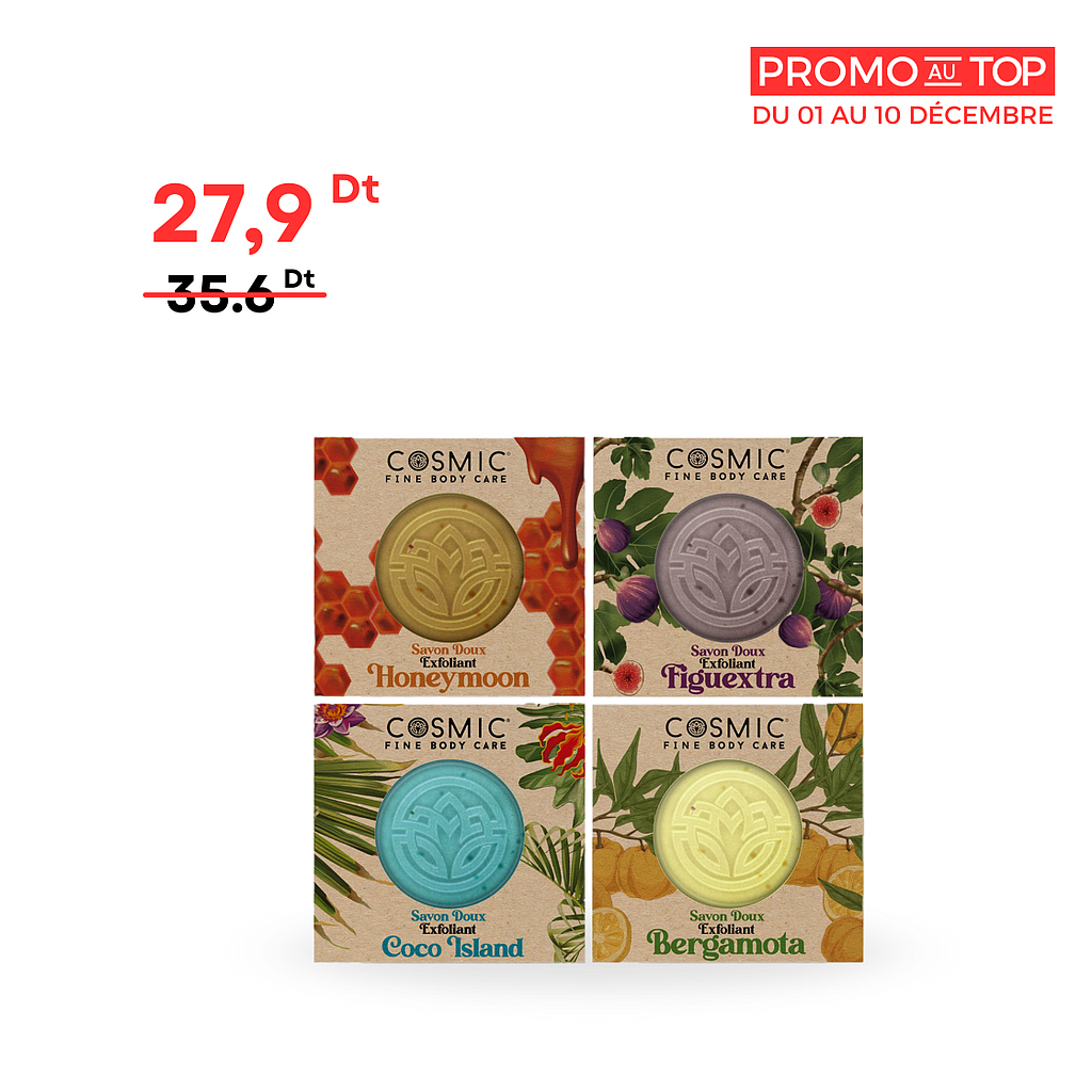 Pack 4 Savons Doux (PROMO)